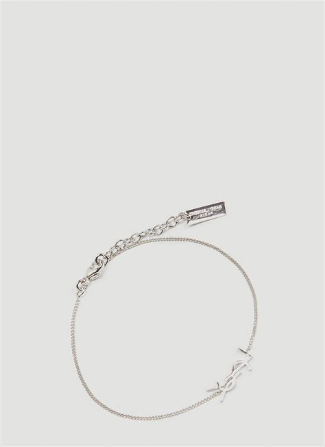 ysl silver bracelet mens|ysl bracelets for women.